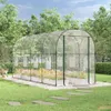 vidaXL Serre transparente 160x400x190 cm PVC & acier Voir les images du produit 2