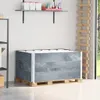 vidaXL Paletten-Aufsatzrahmen 3 Stk. Grau 120x80 cm Produktbild-Vorschau 2