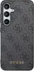 A close-up view of a black smartphone case with a repeating Guess logo pattern and the Guess brand name at the bottom. Podgląd zdjęcia produktu