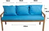 Coussins pour banc de jardin| Assise 150x60x7 + dossier 3x Voir les images du produit 3