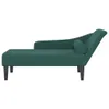 Maison Exclusive - Chaise longue con cojín, color verde Vista previa de la imagen del producto 3
