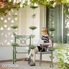 Outsunny 3er Set Regenkette 123cm Regenablaufkette aus Produktbild-Vorschau 9