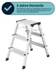 flexilife  Aluminium Trittleiter bis 150 kg belastbar, Produktbild-Vorschau 6
