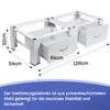 Stalowa podstawa pralki 126x54x32 cm do 2x150 kg z 2 Podgląd zdjęcia produktu 3