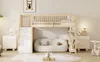 okwish Hochbett 90x200cm mit Rausfallschutz, Etagenbett Produktbild-Vorschau 5