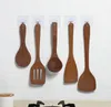 5er Kochlöffel Set aus Holz Küchenhelfer Löffel Set zum Produktbild-Vorschau 3