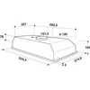 Whirlpool WCT 64 FLS X, 332 m³/h, Abluft/Umluft, E, D, D, Produktbild-Vorschau 2