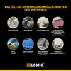 LOMIQ Polyesterstoff Wasserdicht, 100x150 cm, Grau, 366 Produktbild-Vorschau 6