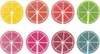 ORION Distintivo per bicchieri citrus 8 pezzi, silicone Anteprima dell’immagine prodotto 8