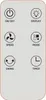 A product remote control with various buttons and icons. Podgląd zdjęcia produktu