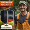 GARDEBRUK® XL Metall Gerätehaus 2m² mit Fundament Produktbild-Vorschau 7