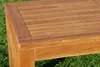 ALEOS. Wuchtiger echt TEAK Bigfuss Design Gartentisch Produktbild-Vorschau 2