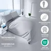 Bettwäsche 135x200 cm Baumwolle Luxus Satin 300 TC Produktbild-Vorschau 3