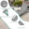 Lot de 2 chaises longues COSTWAY, chaises de jardin avec Voir les images du produit 5