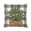 4er Set Weihnachten Kissenbezug 45x45cm Dekokissen Produktbild-Vorschau 4