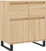 vidaXL Příborník Sonoma Dub 60x35x70 cm výrobek ze dřeva Náhled obrázku produktu 2