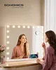 SONGMICS Kosmetikspiegel mit Beleuchtung, 15 LEDs, Dimmbar, Produktbild-Vorschau 2