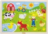 Drevené puzzle 24 dielikov - farma Náhľad obrázku produktu 1