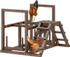 PawHut Hühner-Spielgerüst Holz mit Hühnerstangen, Schaukel, Produktbild-Vorschau 1