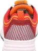 The back view of a red and orange sneaker. Anteprima dell’immagine prodotto