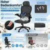 LZQ Ergonomická kancelářská židle, nosnost 150 kg, Náhled obrázku produktu 7