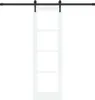 vidaXL Schiebetür 61 x 198,5 cm Massivholz Kiefer und Glas Produktbild-Vorschau 4