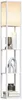 HOMCOM Stehleuchte Beleuchtung mit 3 Regalen E27 bis 40W Produktbild-Vorschau 1