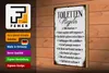 Holzschild Spruch 20x30cm Toiletten Regel bitte hinsetzen Produktbild-Vorschau 4