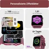 Smartwatch Damen 1,91" HD Display Bluetooth Anrufe 100+ Produktbild-Vorschau 5
