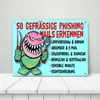 Phishing Mails Metallschild in 15x20 cm in blau zum Thema Produktbild-Vorschau 3
