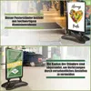 Reklamný stojan, čierny Náhľad obrázku produktu 15