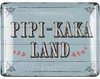 LANOLU Blechschild Pipi Kaka Land Schild, Toilettenschild Produktbild-Vorschau 1