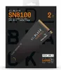 The image shows the retail packaging of a Western Digital Black SN8100 2TB NVMe SSD. Produktbild-Vorschau