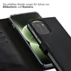 Etui Selencia z prawdziwej skóry na OnePlus 15R – czarne Podgląd zdjęcia produktu 4