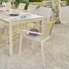 Stapelbarer gartensessel "essentia" leinen & lehm aus Produktbild-Vorschau 6
