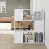 vidaXL Knihovna Room Divider White 80x24x94 cm Dřevěný Náhled obrázku produktu 2