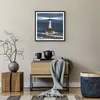 Gerahmtes Poster - Schwarzer Rahmen - Leuchtturm Meer - Produktbild-Vorschau 7