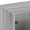 vidaXL Knihovna s dvířky Grey Sonoma 204x37x75 cm Materiál Náhled obrázku produktu 10
