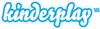 The image shows the brand logo "Kinderplay" in a stylized blue font with a white outline. Produktbild-Vorschau