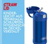 THERMOS FUNTAINER Strohflasche 0,35l Edelstahl navy Produktbild-Vorschau 3