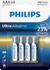 Philips Batterie LR03E4B/10, Pile jetable, alcaline, 1,5 V, Voir les images du produit 1