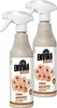 Two bottles of spider repellent spray are shown side-by-side against a white background. Produktbild-Vorschau