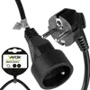 Vayox VA0310-1.5B Cavo di prolunga elettrica da 1,5 m nero Anteprima dell’immagine prodotto 1