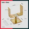 A diagram of a U-shaped post anchor with dimensions and screws. Anteprima dell’immagine prodotto