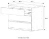 Schubkasteneinsatz Zubehör für Kleiderschrank 74x43x60cm Produktbild-Vorschau 5