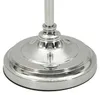 Lampa stojąca metalowa i tekstylna, w kolorach srebrnym i Podgląd zdjęcia produktu 4