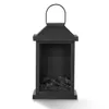 EASYmaxx LED-Laterne Flamme Metall 4,5V, schwarz A-Ware Produktbild-Vorschau 3