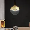 Hängelampe, Glaskugel, gold transparent, D25 cm Produktbild-Vorschau 4