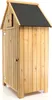 Wiltec Gartenhaus schmal aus Fichtenholz mit Bitumendach Produktbild-Vorschau 7