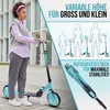 Habib 200mm Cityroller  | Klappbar & bis 100kg: Blau Produktbild-Vorschau 8